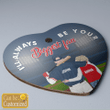 Baseball heart ornament - HN1121TA