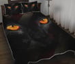 Black Eyes Cat Quilt Bed Set - AD1221QA