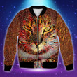 Abstract Cat Hoodie Zip Hoodie and Bomber - AD1221OS