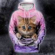Cute Kitten Hoodie Zip Hoodie & Bomber - AD1221OS