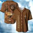 Jesus and Lion Faith Over Fear Baseball Jersey - TT0122TA