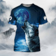 Wolf and Moon TShirt and Hoodie - TT0122HN