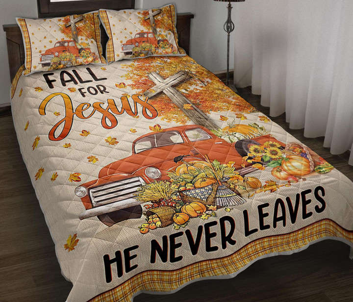 Fall for Jesus Quilt Bed Set - PD1021HN