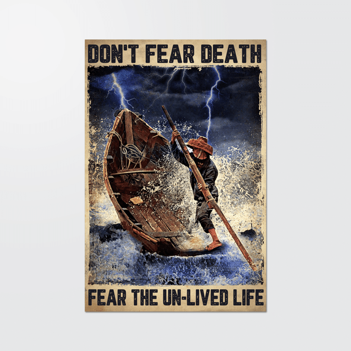 Don't fear death man and the sea Poster - TT1121OS