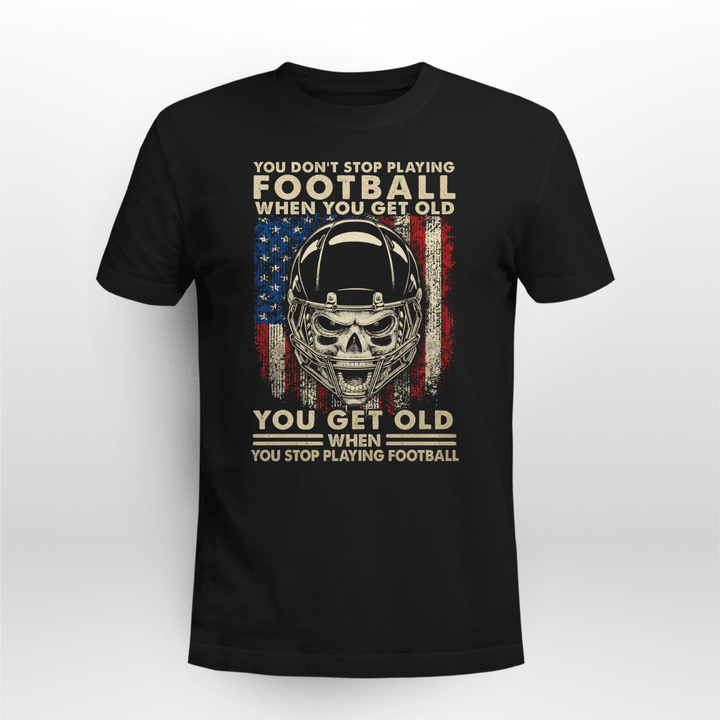Football skull Tshirt - HN1121OS