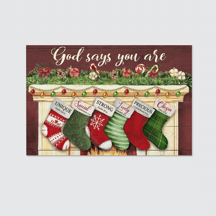 God Says You Are Christmas Canvas & Poster - TG1121HN