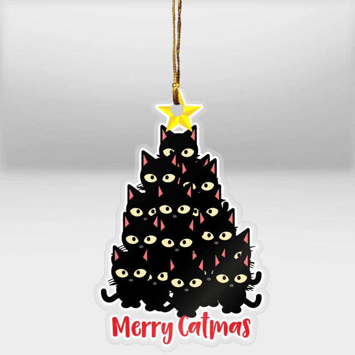 Merry Catmas ornament - AD1121DT