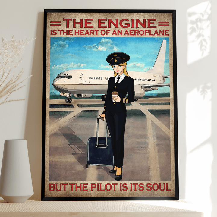 Female Pilot Poster - TT1121TA
