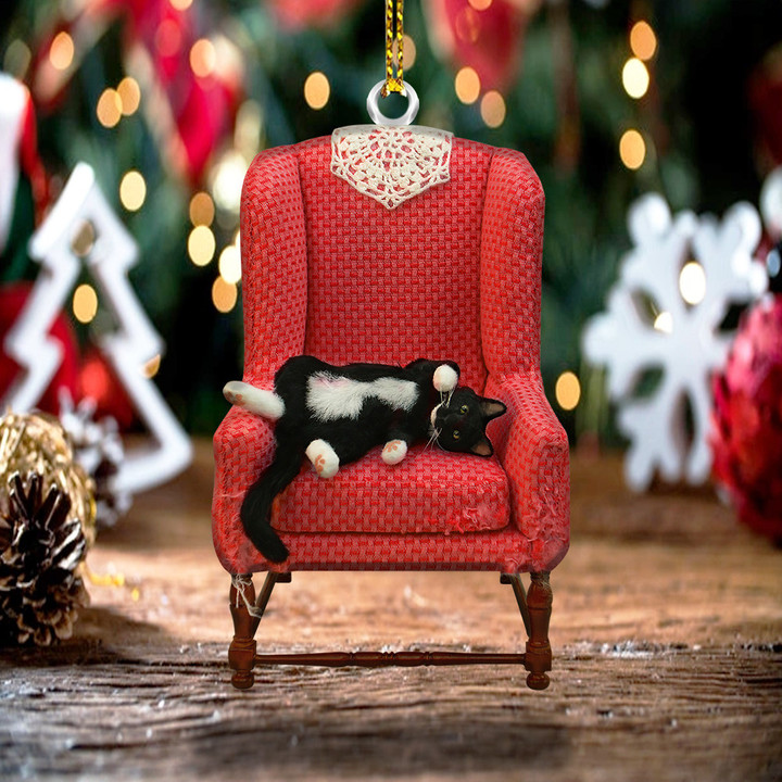 Lazy Cat Chair Flat Ornament - TG1121DT