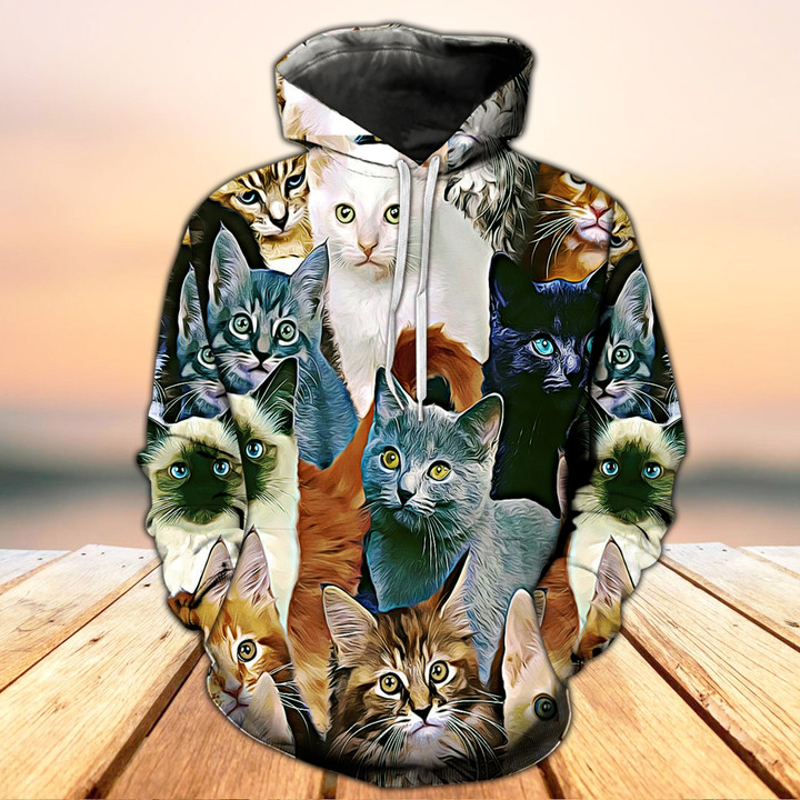 Cats Cats Hoodie And Zip Hoodie - TG1221OS