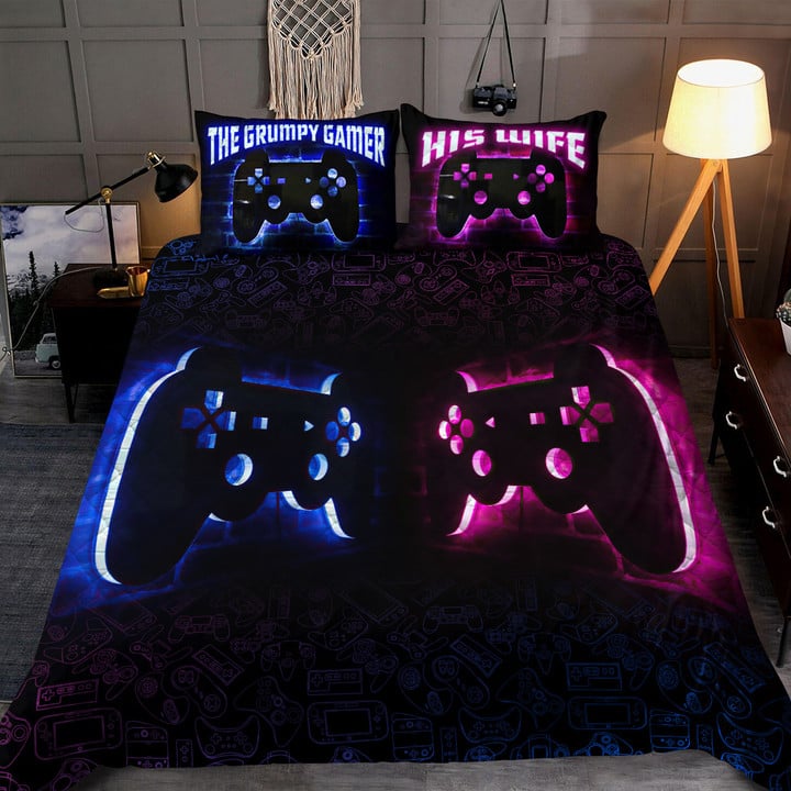 Couple Gamer Quilt Bedding Set - TT1221HN