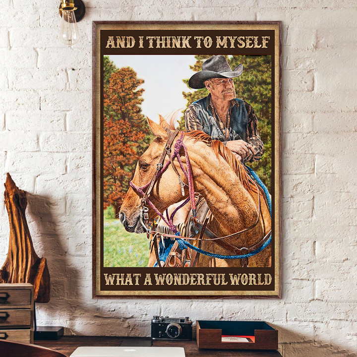 And I think to my self Cowboy Poster - TT1221HN