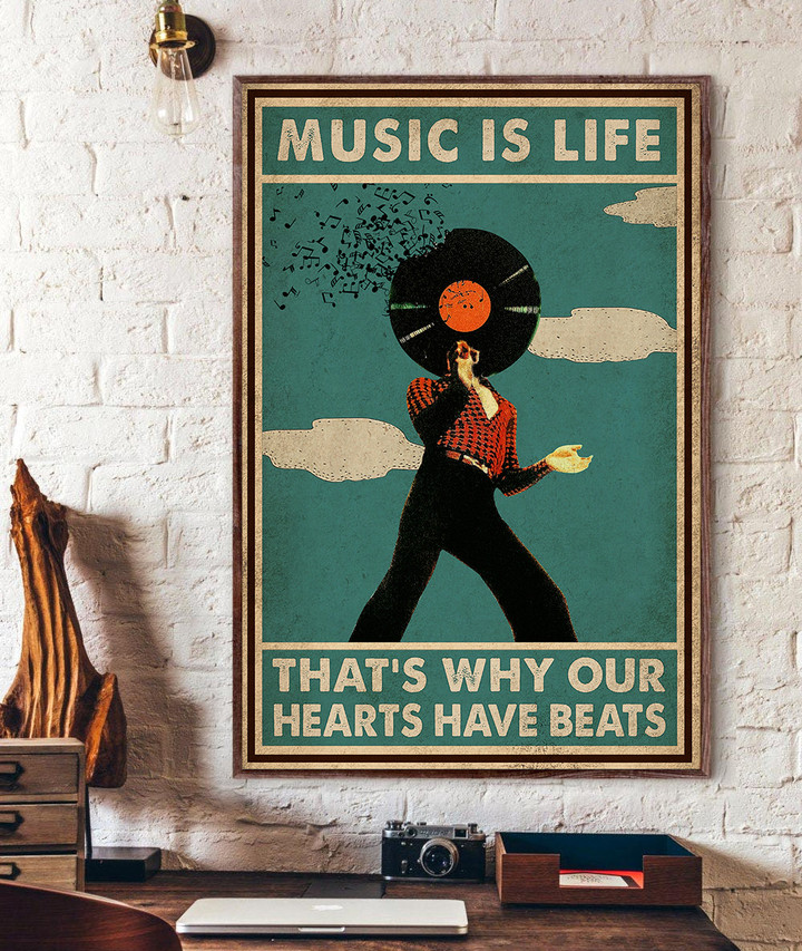 Music is life Poster & Canvas - HN1121OS
