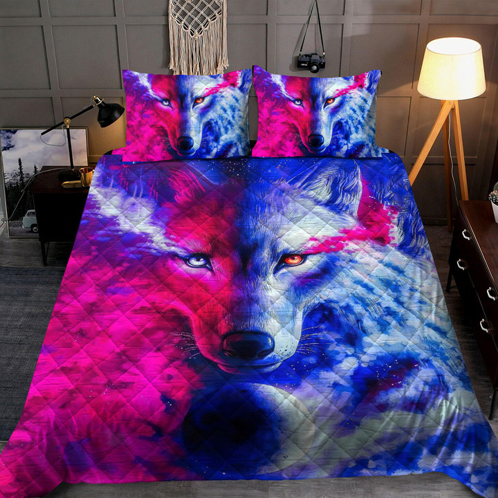 Fantasy wolf Quilt Bedding Set - HN1221HN