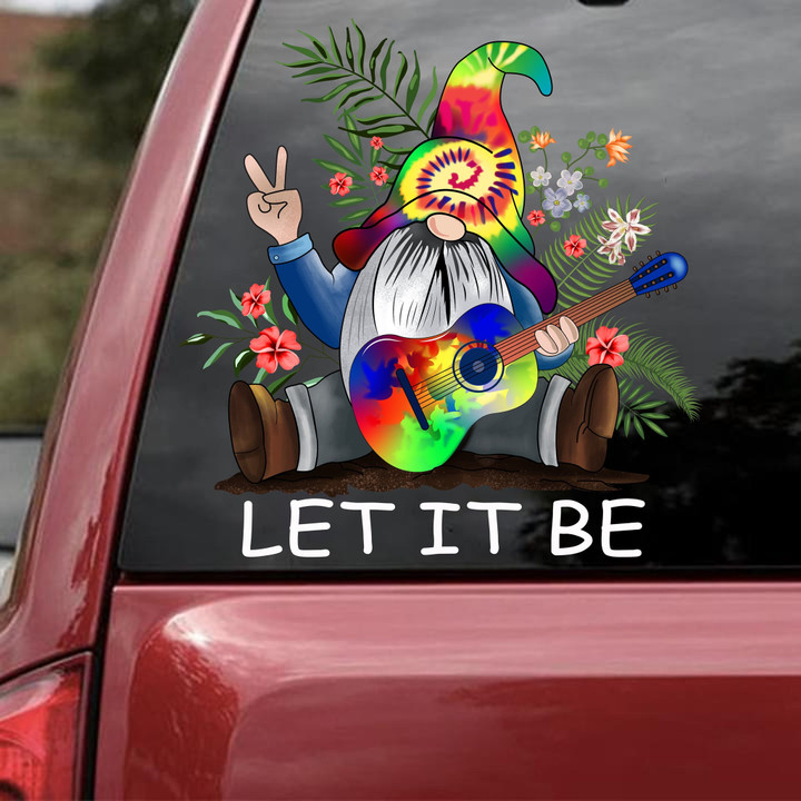 Let It Be Gnome Decal Sticker - TT0322