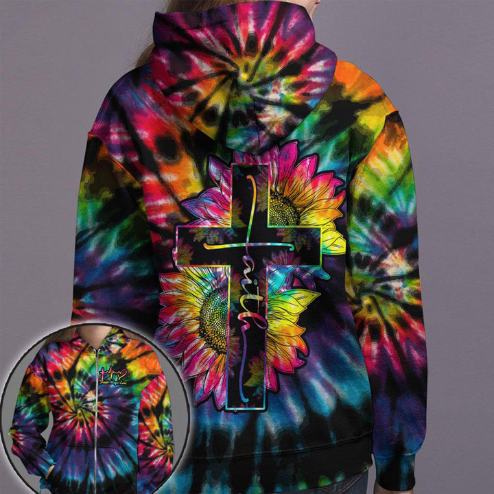 Color Cross Faith Tshirt Hoodie Zip Hoodie & Bomber - TT0322