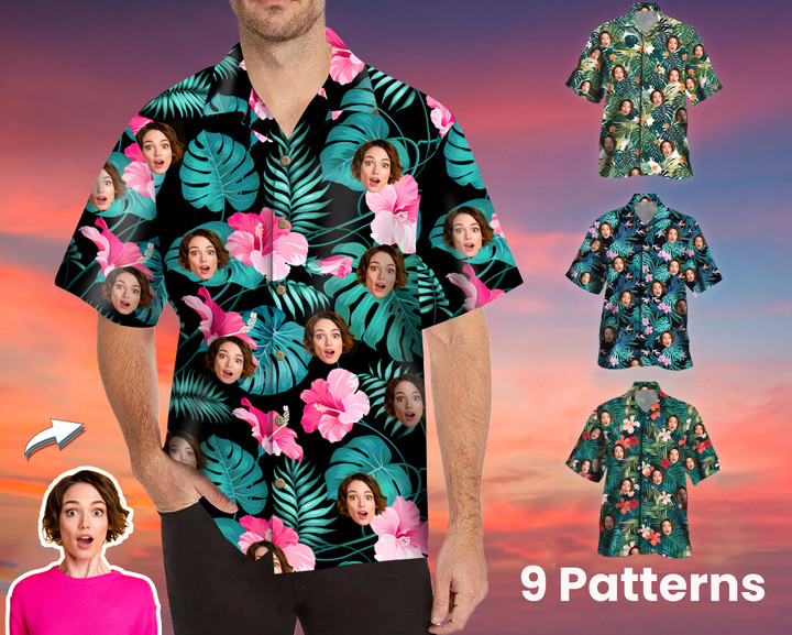 Custom Face Hawaiian Shirt - NH0522TA