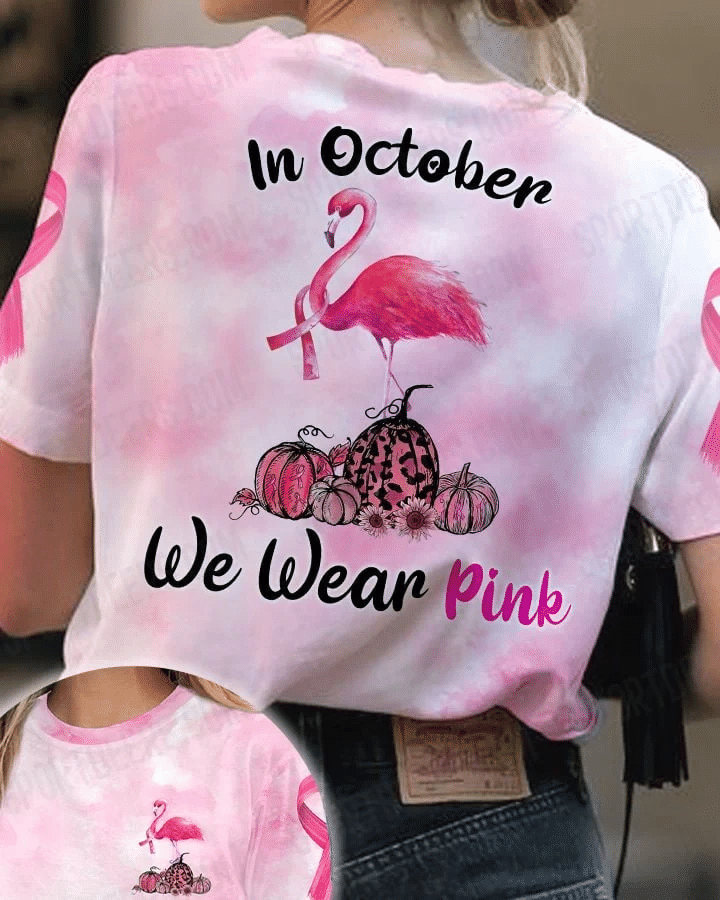 Flamingo Wear Pink Breast Cancer T-shirt - TG0822