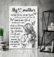 Mother The Bones Of My Spines Canvas & Poster