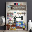 Sewing You Can't Buy Happiness Canvas & Poster