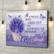 Lavender Purple Butterfly Soul Canvas & Poster