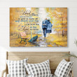 Love As True As Mine Old Couple Canvas & Poster