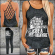 Be a Valkyrie Criss-cross Tanktop and Legging set (buy both for 10% discount)