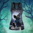 Be A Witch Black Cat Moon Legging and Hoodie Set