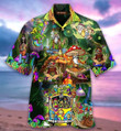 Hippie Van Mushrooms Hawaii Shirt - TG0721