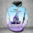 Gnome Wear Purple And Teal Suicide Prevention Legging and Hoodie Set - TG0721OS