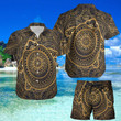 Turtle Gold Polynesian Hawaii Shirt and Short Set - NN0721OS