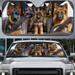 German Shepherd Family Driving Car Sunshade - TG0721TA
