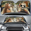 Horses Family Driving Car Sunshade - TG0721QA