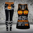 Pumpkin Pie Halloween Legging and Hoodie Set - TG0721QA