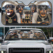 Rottweiler Family Car Sunshade - TG0821HN