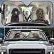 Standard Poodle Family Car Sunshade - TG0821QA