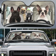 French Bulldog Family Car Sunshade - TG0821QA