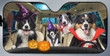 Halloween Version Border Collies Family Car Sunshade - TG0821HN