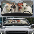 Brahman Cattle Family Car Sunshade - TG0821DT