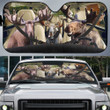 Moose Family Car Sunshade - LT0821OS