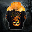 Roll Witch Crazy Cat Witch Halloween Hoodie - NH0921QA