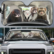 Ferret Family Car Sunshade - TG0921QA