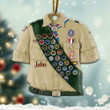 Scout Shirt Custom Flat Ornament - TG0921QA