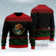Mexican Christmas Black Wool Sweater - PD1021HN