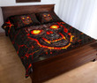 Lava Skull Quilt Bed Set