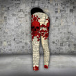 Skull Red Roses Criss-cross Tanktop and Legging set (buy both for 10% discount)