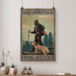 Easily distracted by Hiking and dogs Poster - TT1121QA