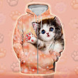 Cute cat Hoodie Zip Hoodie & Bomber - TT0122OS