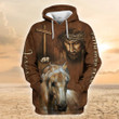 Jesus and Horse Hoodie Zip Hoodie & Bomber - TT0122HN