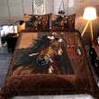 Native Horse Dark Brown Bedding Set - TG0122TA